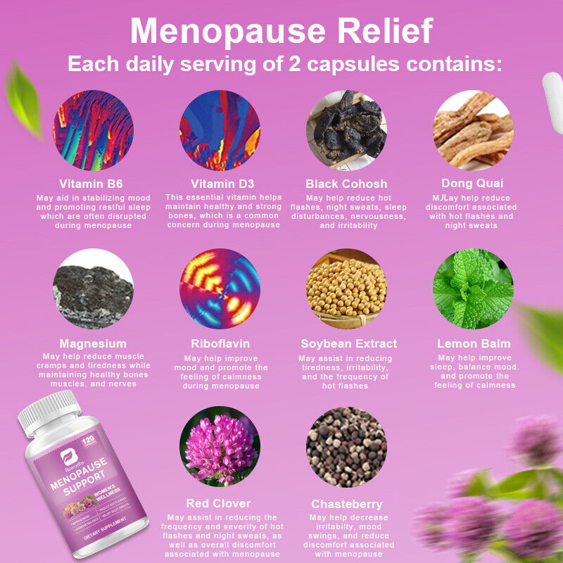 Natural Menopause Supplements for Hormone Balance - Women Health