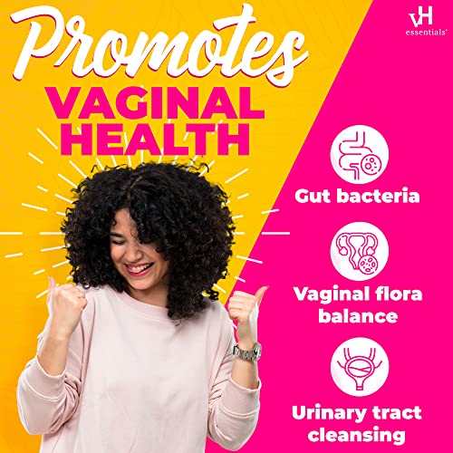 vH essentials Feminine Health Probiotics with Cranberry - 60 Caps