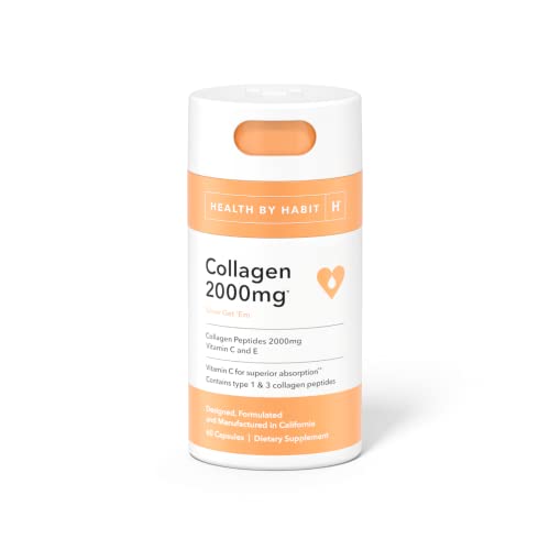 Collagen Supplement with Vitamin C & E, 2000mg