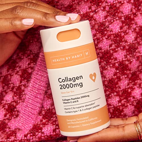Collagen Supplement with Vitamin C & E, 2000mg