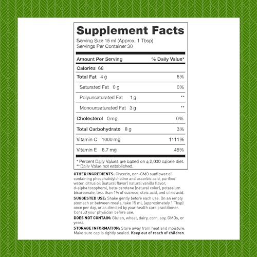 Liposomal Vitamin C Liquid 1000 mg - Immune Support