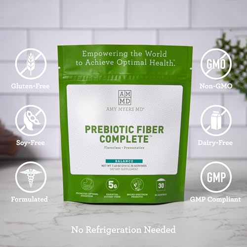 Amy Myers MD Prebiotic Fiber Powder for Gut Health