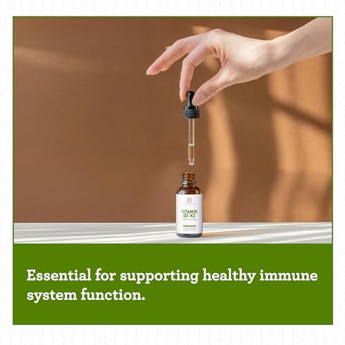 Vitamin D3 K2 Liquid Drops for Bone Health