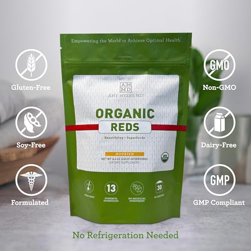 Dr. Amy Myers Organic Reds Superfood Powder 30 Servings