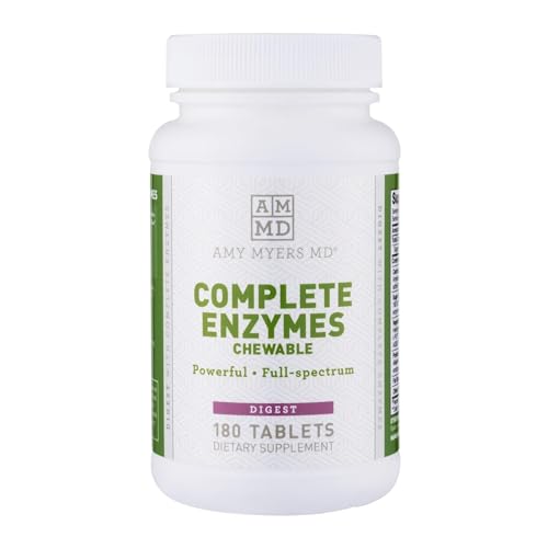 Chewable Digestive Enzymes for Gut Health - 180 Tablets
