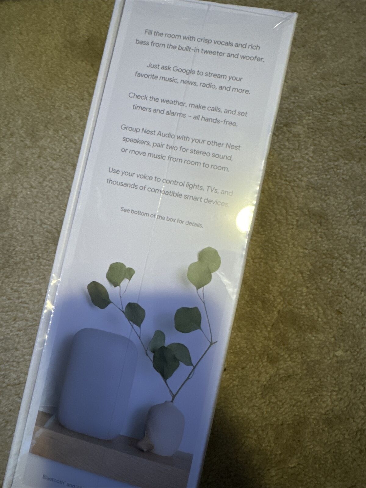 Nest Audio - Smart Google Speaker - Chalk