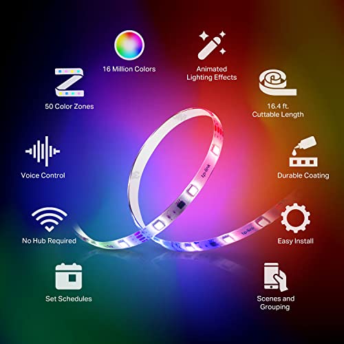 Smart LED Light Strip with Wi-Fi Control