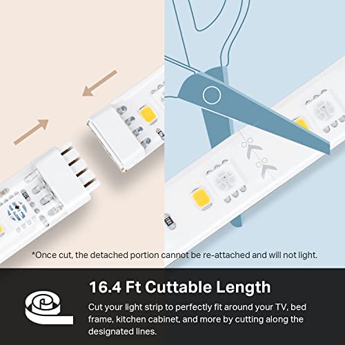 Smart LED Light Strip with Wi-Fi Control