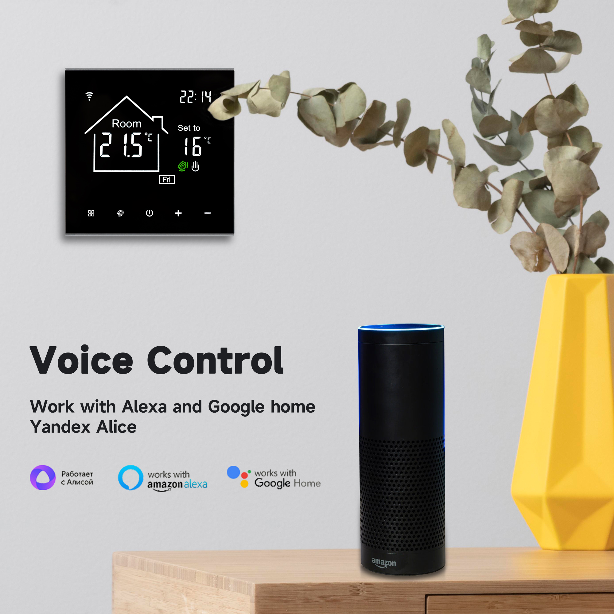 Smart WiFi Thermostat for Floor/Boiler Temperature Control