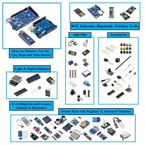 Advanced Arduino Starter Kit with 25 Sensor Modules