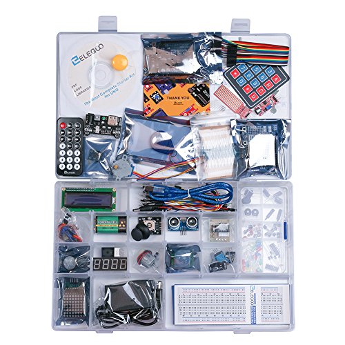 ELEGOO UNO R3 Starter Kit with Tutorial, 200+ Components