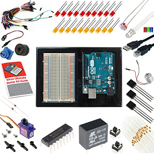 Arduino Uno 3 Starter Kit with 12 Circuit Guide