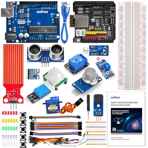 OSOYOO IOT Learning Kit w/ ESP8266 WiFi Shield