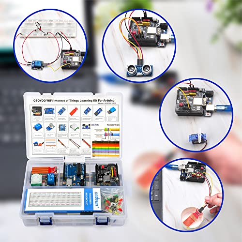 OSOYOO IOT Learning Kit w/ ESP8266 WiFi Shield