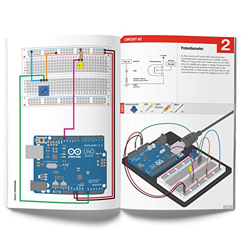 Arduino Uno 3 Starter Kit with 12 Circuit Guide