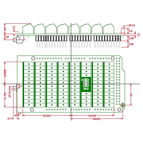 Arduino MEGA-2560 R3 Screw Terminal Block Breakout Module