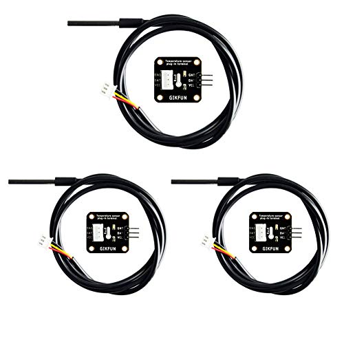3 Sets DS18B20 Waterproof Temperature Sensor Module Kit