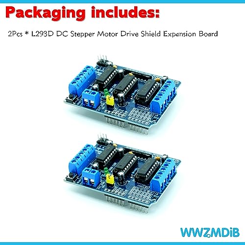 2Pcs L293D Stepper Motor Drive Shield Arduino Raspberry