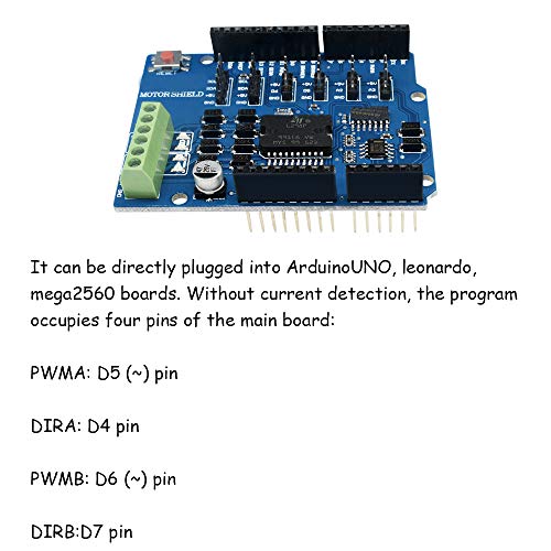 KOOBOOK L298P Shield R3 Motor Driver Module for Arduino