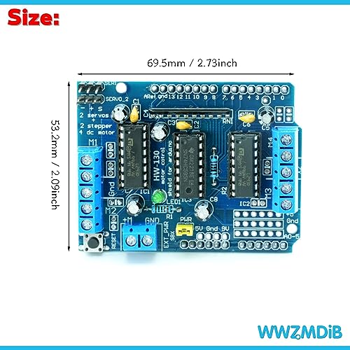 2Pcs L293D Stepper Motor Drive Shield Arduino Raspberry