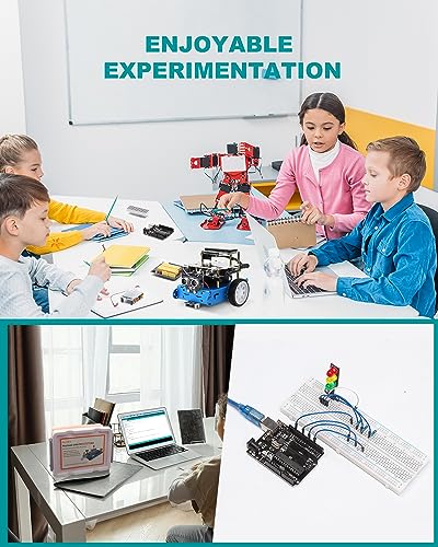 Arduino IDE-compatible RockBee UNO R3 Kit: 55 Components, 45 Tutorials