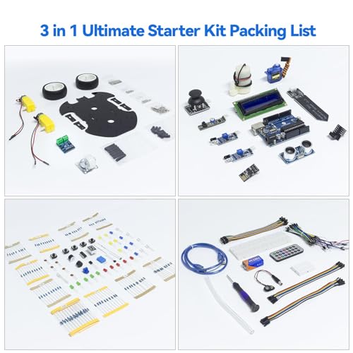 SunFounder Ultimate Arduino Starter Kit with Online Tutorials