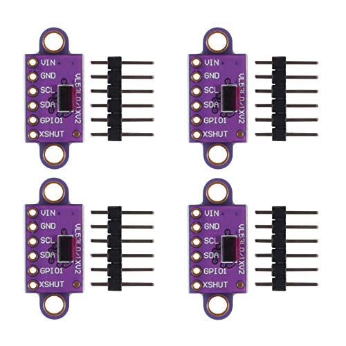 Pack of 4 VL53L0X ToF Laser Ranging Sensor Module