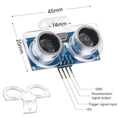 5pcs Ultrasonic Module HC-SR04 Sensor with Mounting Bracket