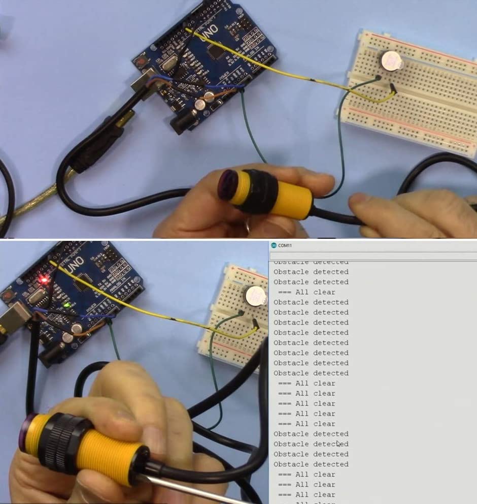 WWZMDiB 2Pcs PNP NO Inductive Proximity Sensor Switch