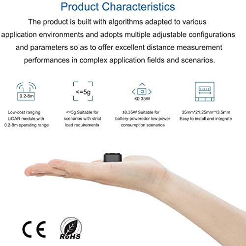 TF-Luna Lidar Range Finder Module for Arduino & Raspberry Pi