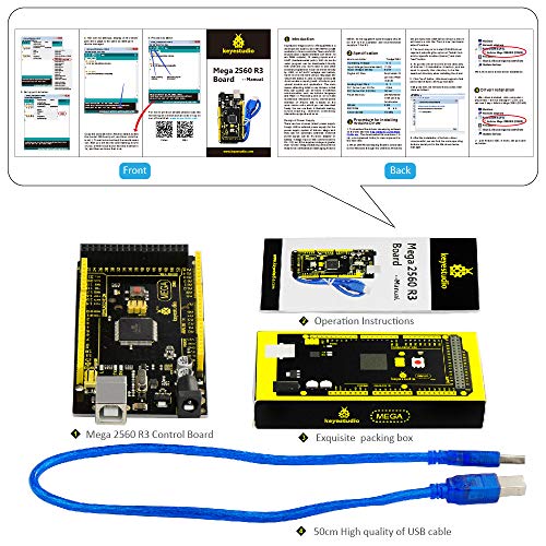Arduino Mega 2560 R3 Board with USB Cable