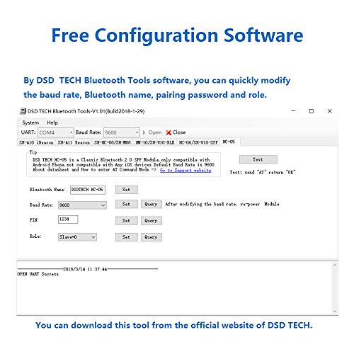 HC-05 Bluetooth Module with Button for Arduino Communication