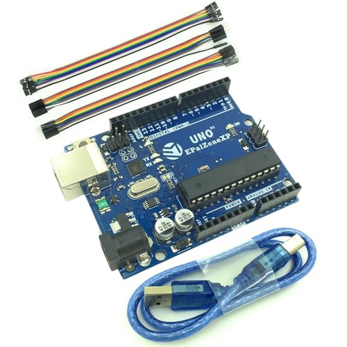 Arduino UNO R3 Board + USB Cable + Dupont Wires