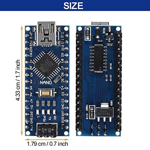 2 Mini Nano V3.0 ATmega328P Arduino Controller Kits