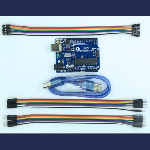 Arduino UNO R3 Board + USB Cable + Dupont Wires