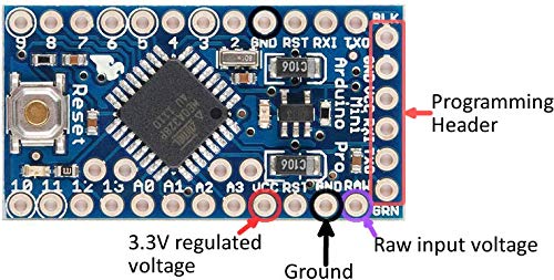 Arduino Pro Mini ATmega328 Development Board 3.3V/8MHz Compatible