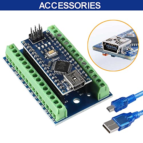 2 Mini Nano V3.0 ATmega328P Arduino Controller Kits