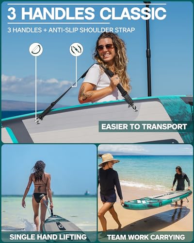 10'8/11'x35'' Flypark Stable Inflatable Paddleboard, Extra Wide