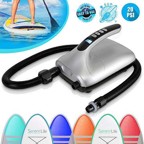 SereneLife 20PSI High Pressure Inflatable Paddle Board Pump