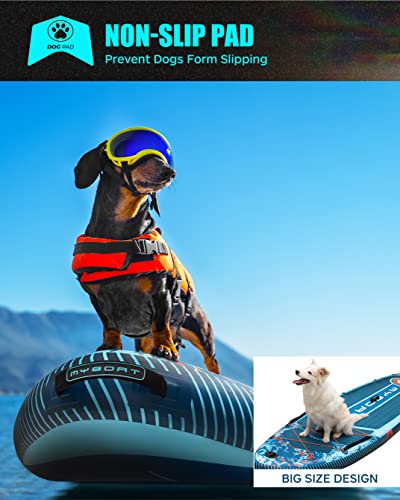 11'6"×34"×6" Extra Wide Inflatable Paddle Board for Pets