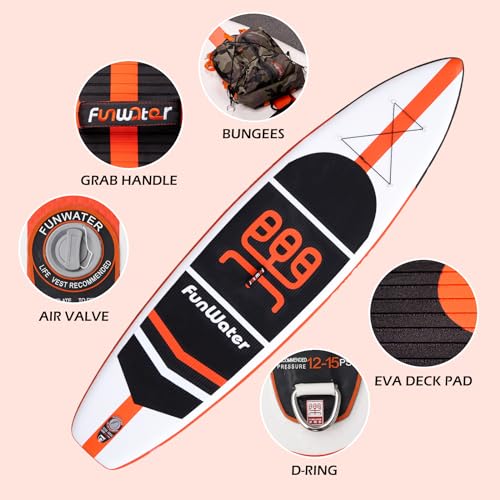 FunWater 11' Inflatable Stand Up Paddle Board