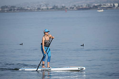 Boardworks Chinook Touring Stand-Up Paddleboard Bamboo/Blue/Light Blue, 12' 6'