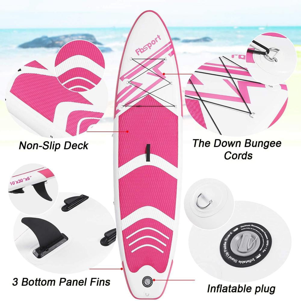 FBSPORT Inflatable Stand Up Paddleboard - 10'x30"x6