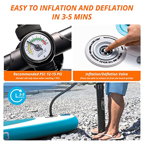 AKASO Inflatable Yoga Stand-Up Paddleboard Bundle