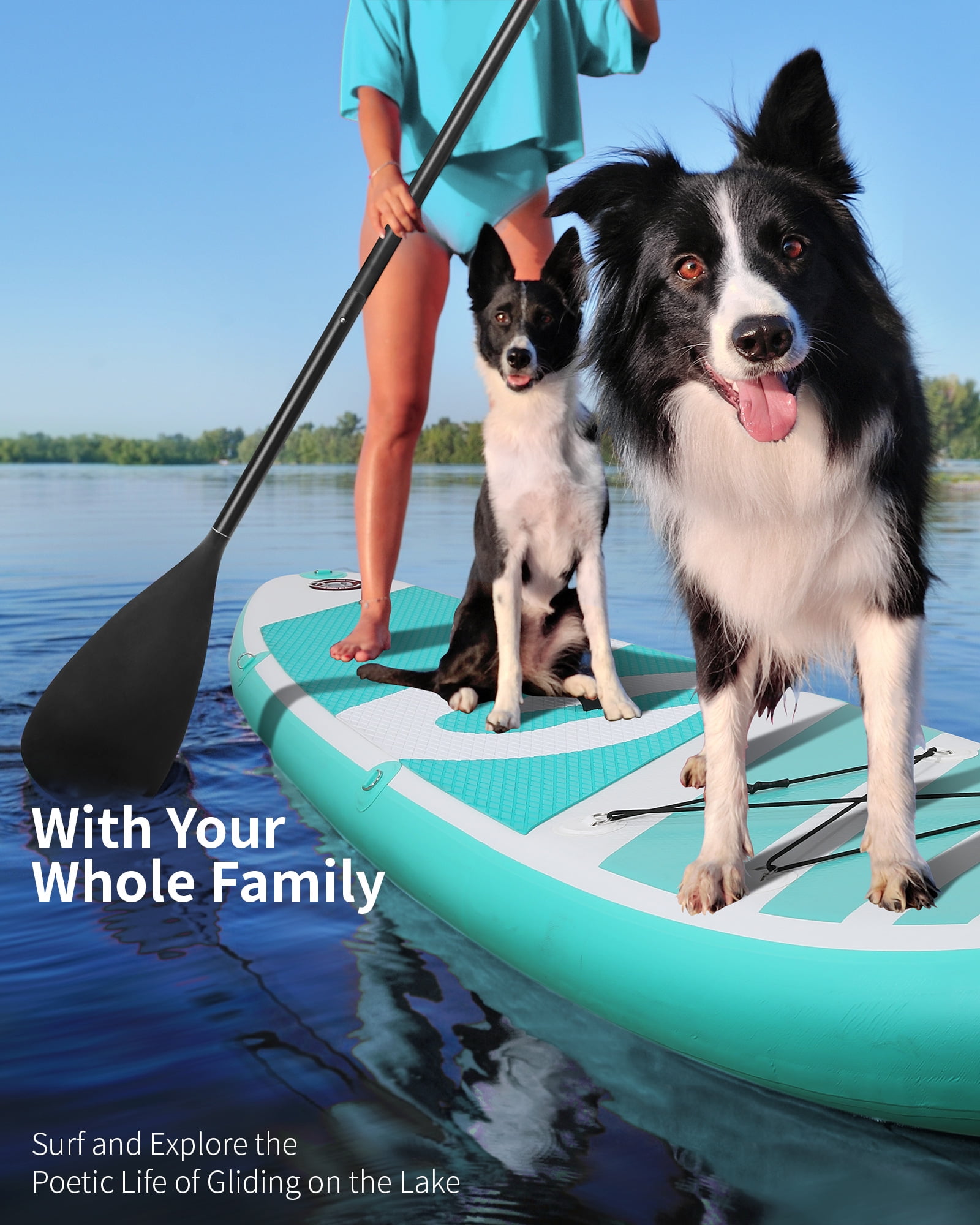 Marnur Inflatable Paddle Board Stand-up SUP Set