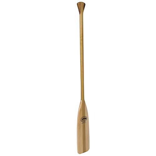 Wooden Canoe Paddle, 4-Feet Long, Ergonomic Grip