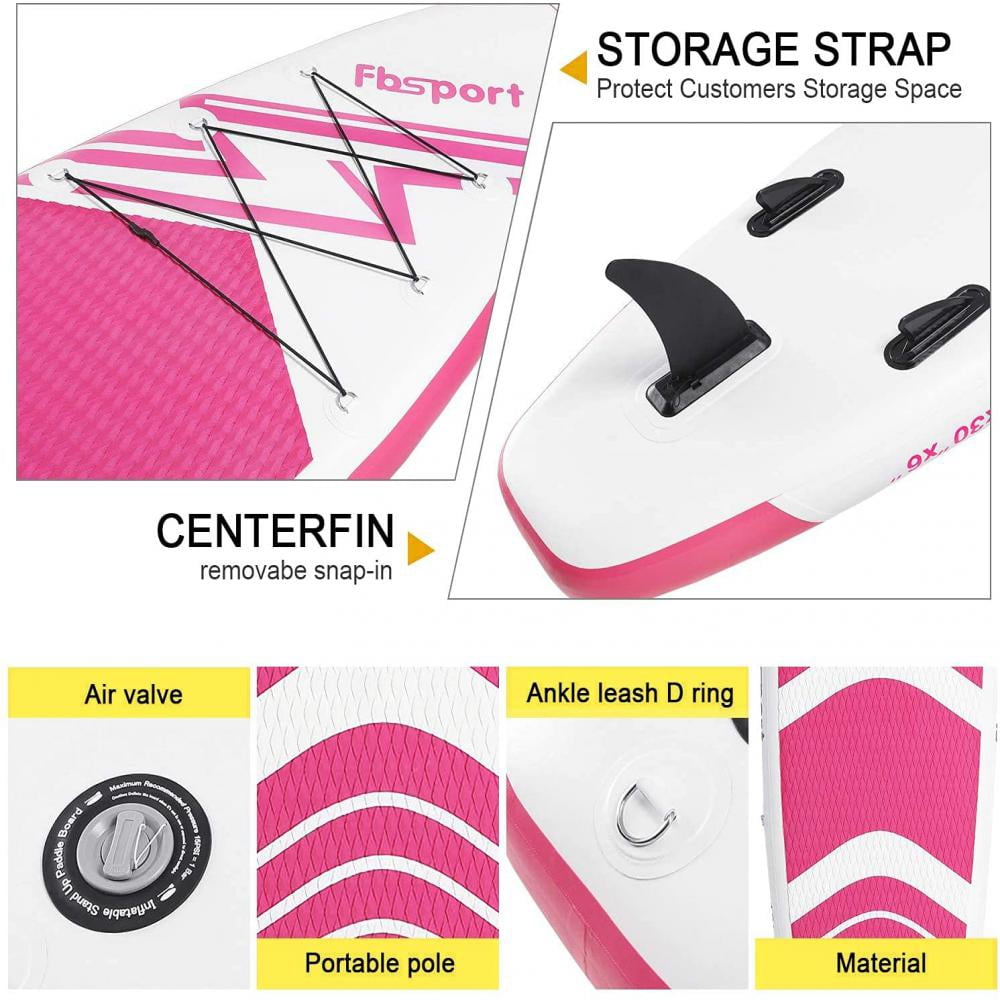 FBSPORT Inflatable Stand Up Paddleboard - 10'x30"x6