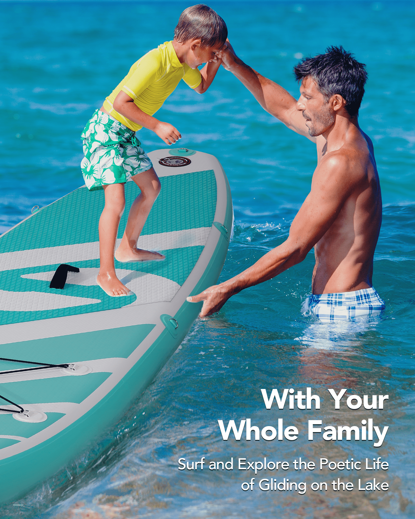 Marnur Inflatable Paddle Board Stand-up SUP Set