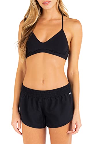 Hurley Women's Black Beachrider 2.5 Boardshort - Large