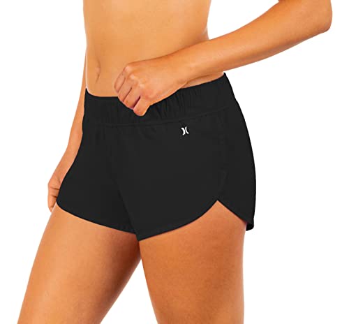 Hurley Women's Black Beachrider 2.5 Boardshort - Large